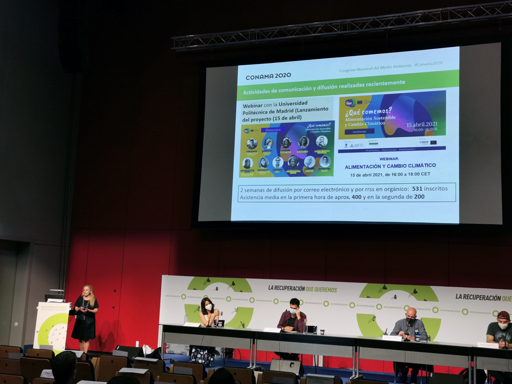 Presentaci&oacute;n en CONAMA de la campa&ntilde;a de comunicaci&oacute;n y sensibilizaci&oacute;n  &lsquo;Alimentaci&oacute;n sostenible y cambio clim&aacute;tico&rsquo;  del proyecto Food Wave