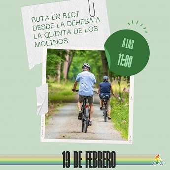 Ruta en bici desde La Dehesa a la Quinta de Los Molinos