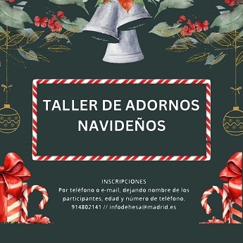 Reutilizando materiales. Taller de adornos navideños