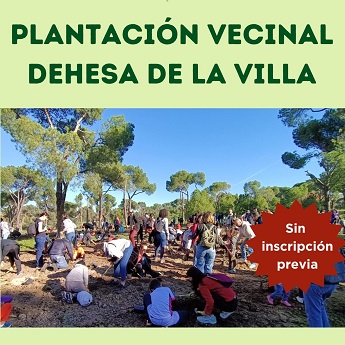 Plantaci&oacute;n vecinal en La Dehesa