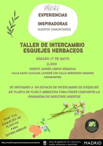 Imagen del Taller de gesti&oacute;n de intercambio de esquejes herb&aacute;ceos