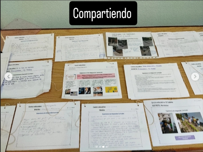 foto de la mesa de experiencias compartidas