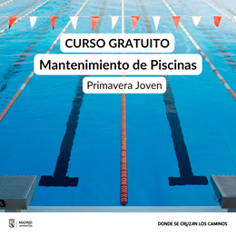 Imagen mantenimiento piscina campa&ntilde;a primavera joven