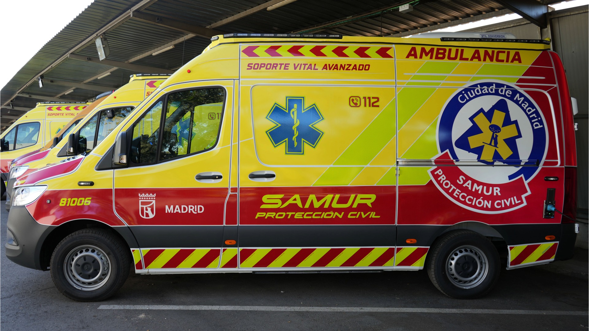 Ambulancia SAMUR-Protecci&oacute;n Civil