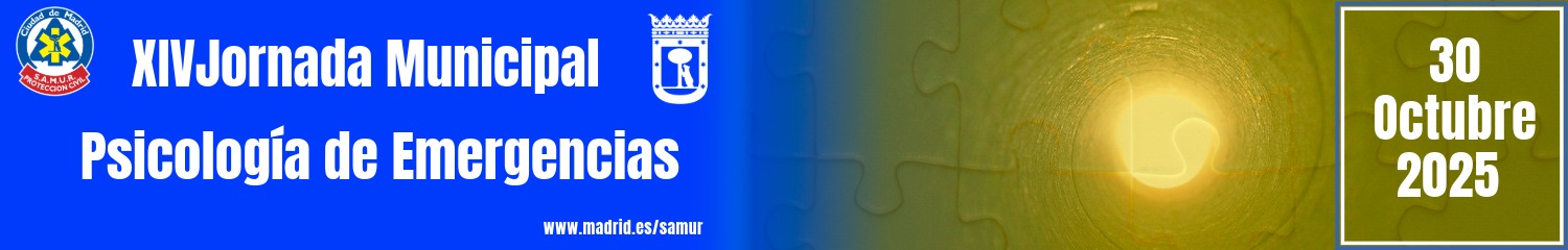 Cabecera de las decimocuartas jornadas municipales de psicología de emergencias.