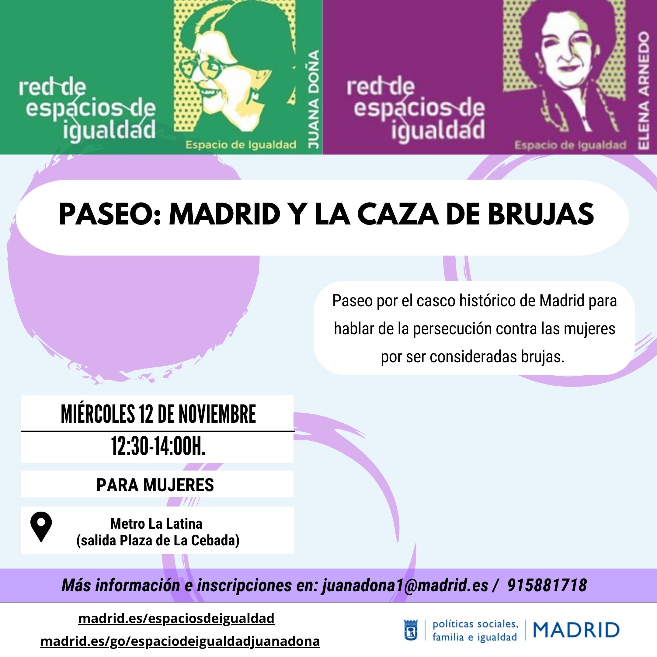 cartel con la misma información que lo publicado en web