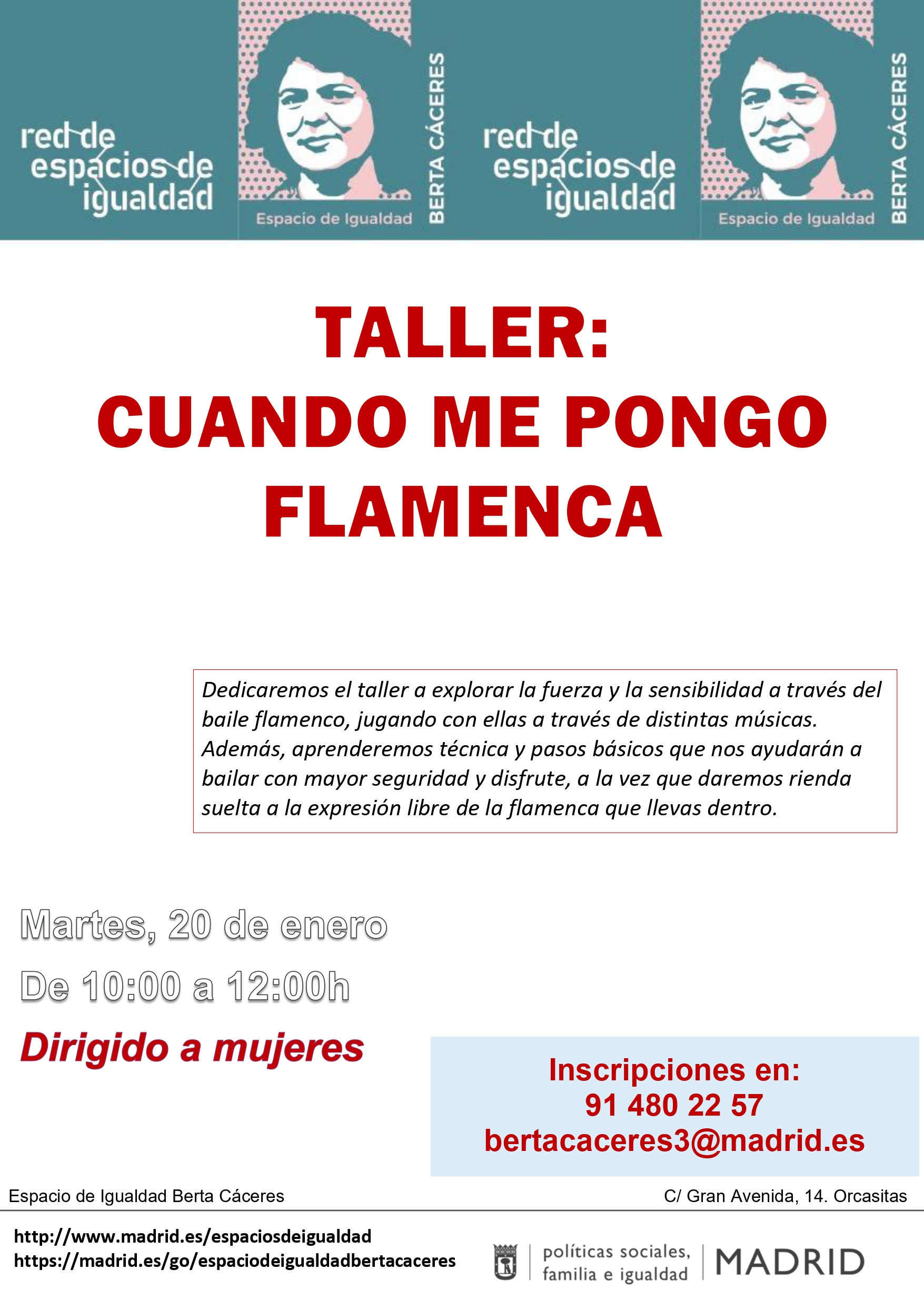 cartel con la misma informaci&oacute;n que en web