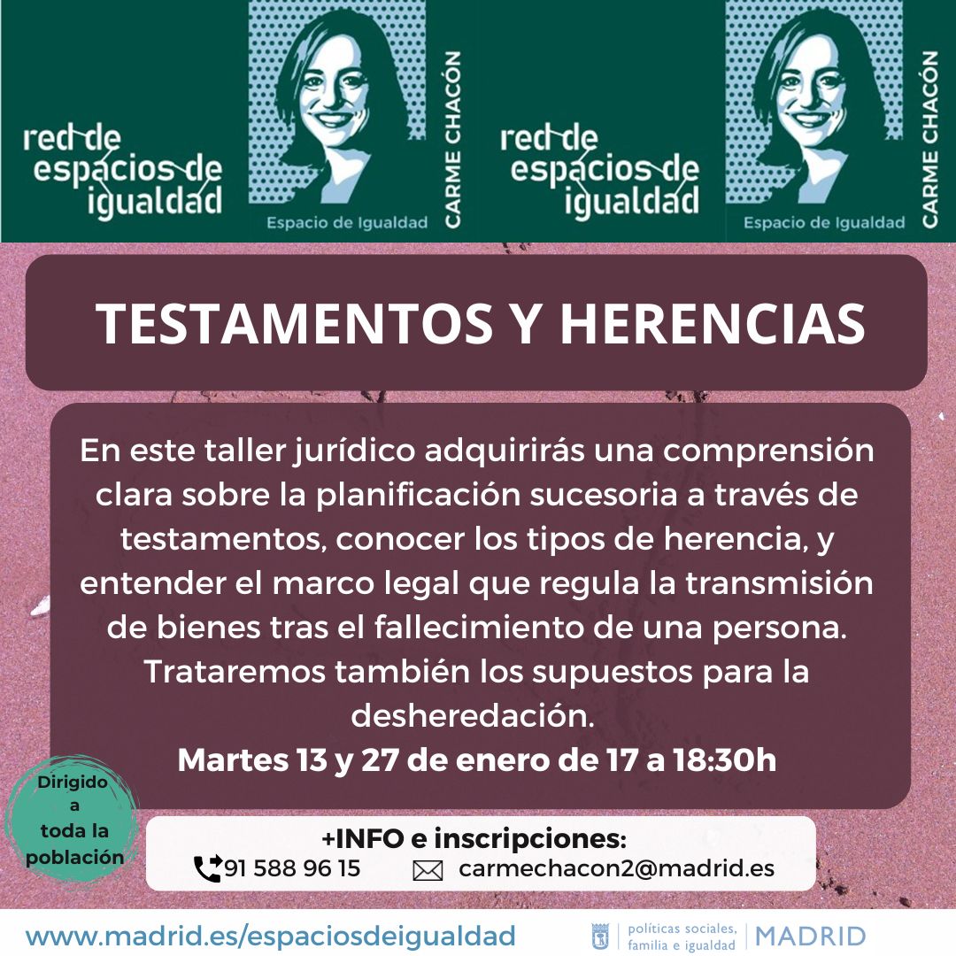 Cartel con el mismo texto que lo publicado en web