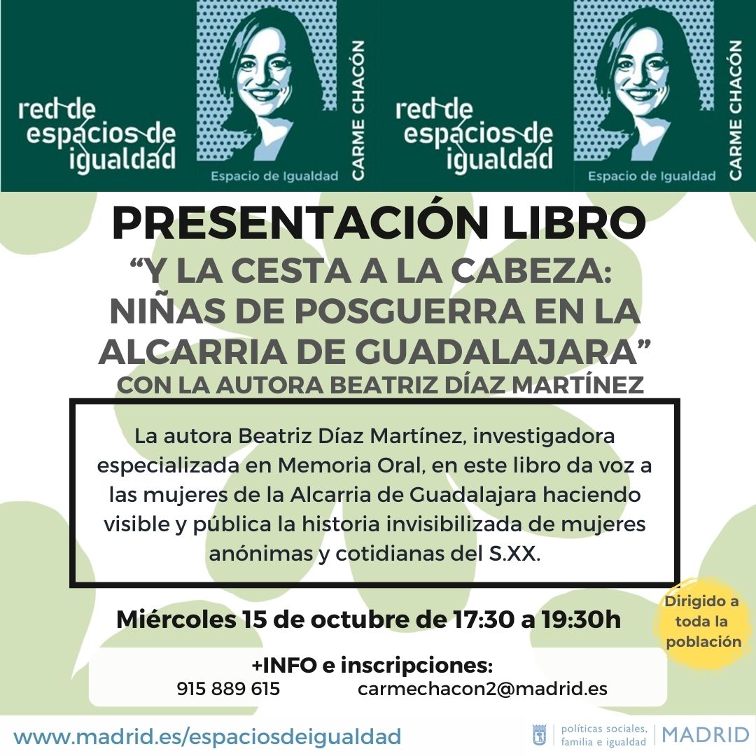 Cartel con texto contenido en web