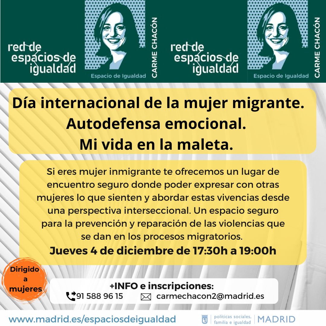 Cartel con el texto contenido en web