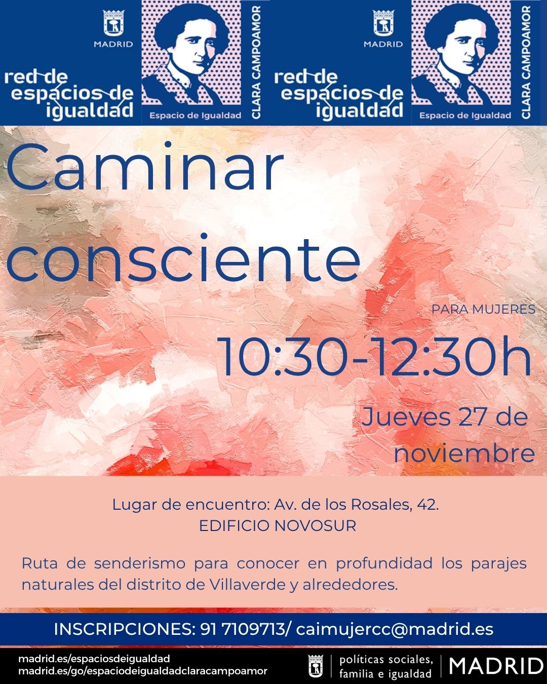 cartel con la misma información que lo publicado en web