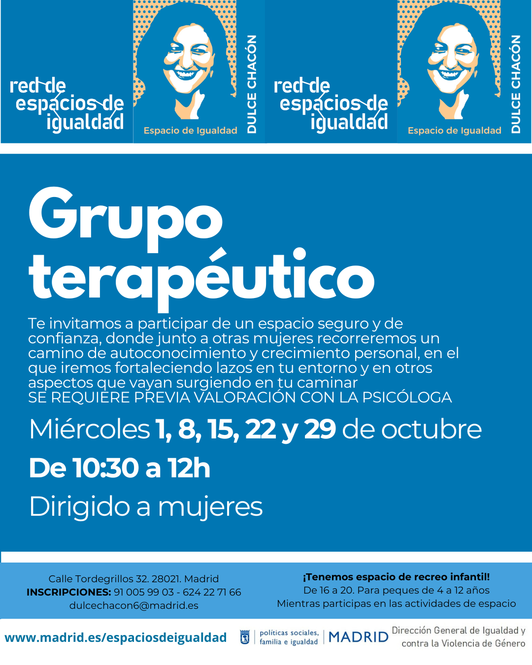 cartel con texto informativo similar a lo publicado en web