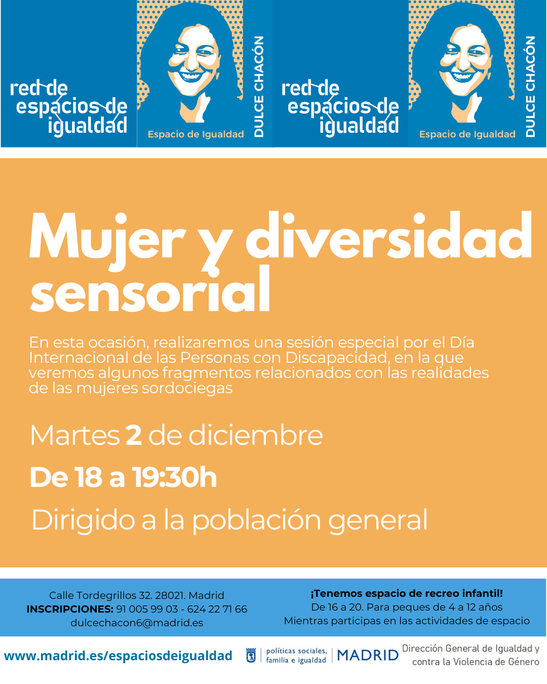cartel con la misma información que lo publicado en web