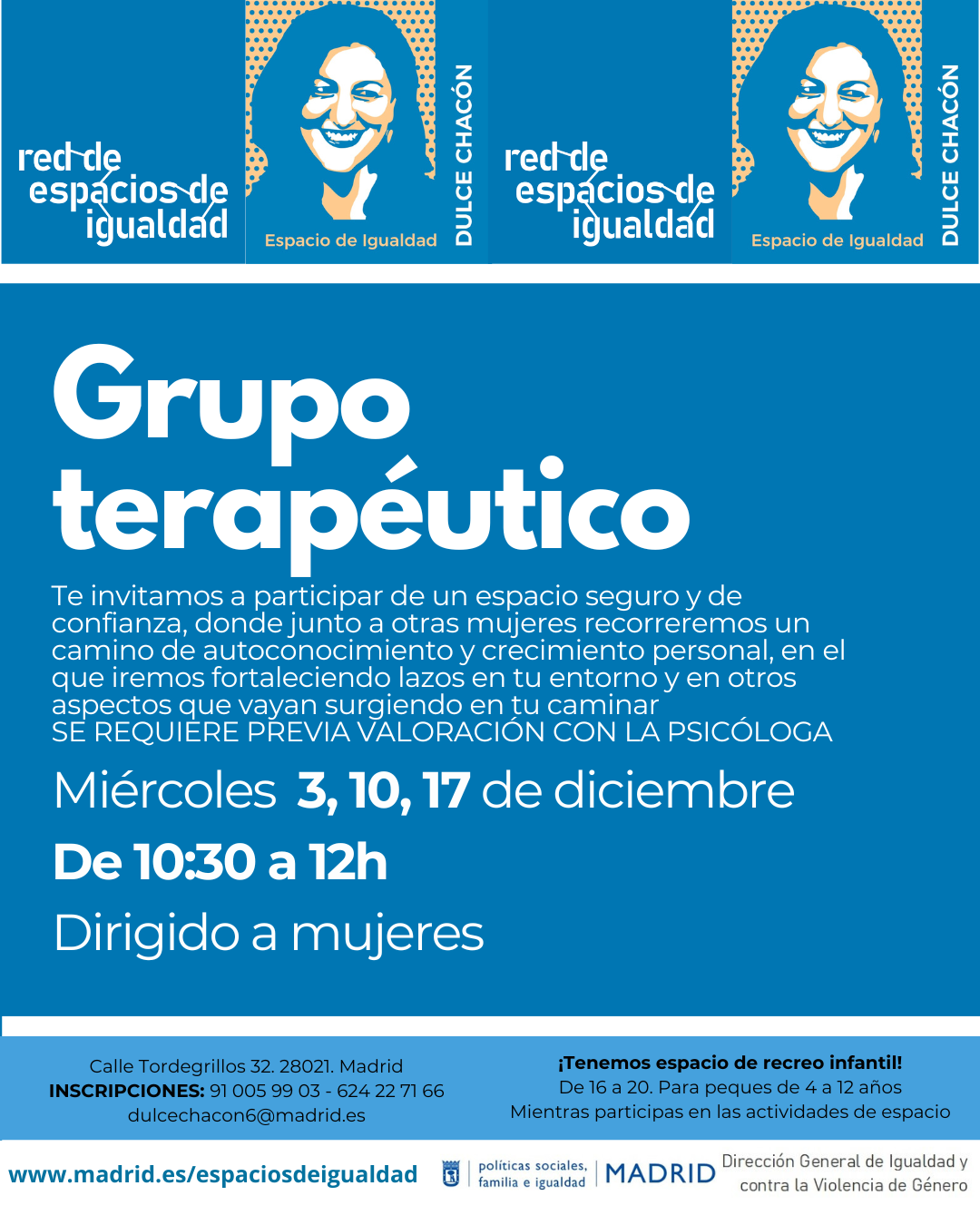 cartel con texto informativo similar a lo publicado en web