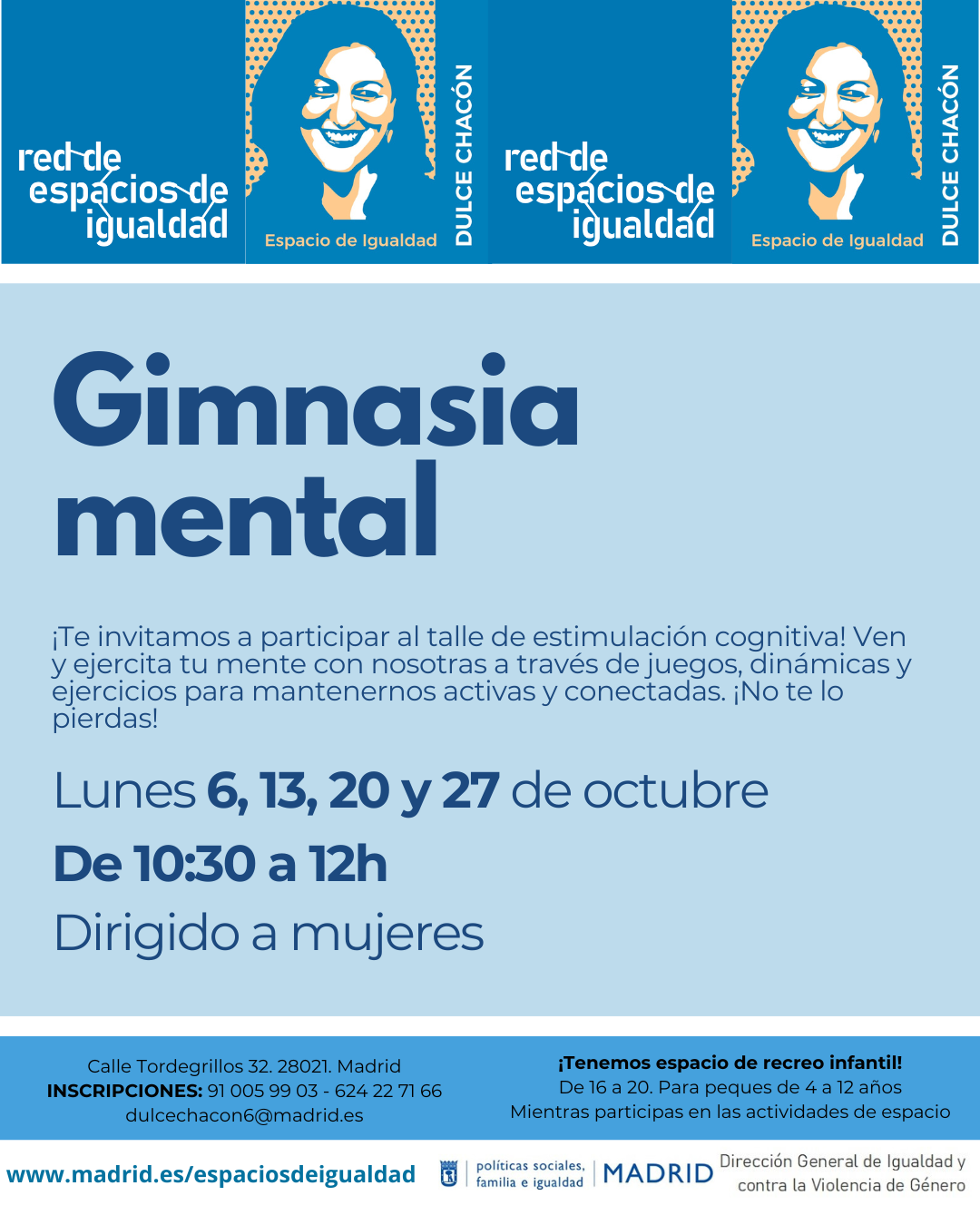 cartel con texto informativo similar a lo publicado en web