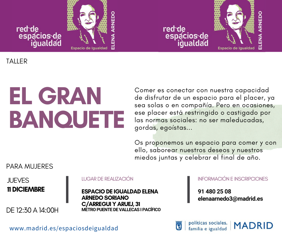 Cartel con el texto contenido en web