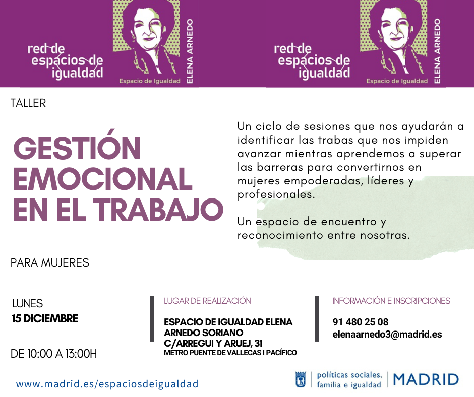 Cartel con el texto contenido en web