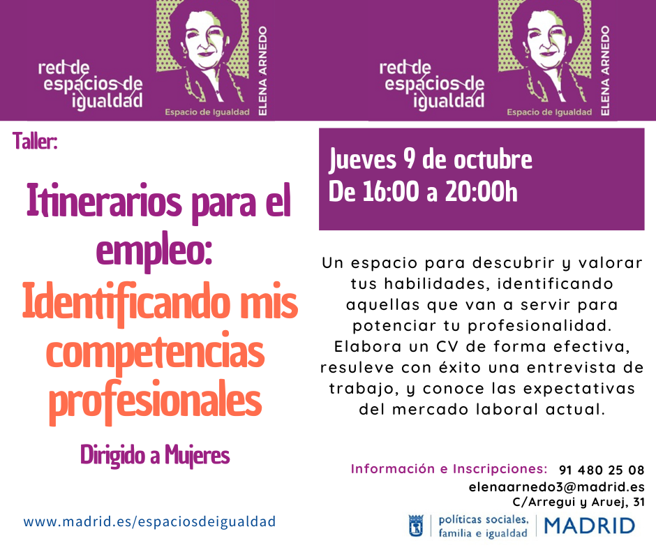 Cartel con texto contenido en web