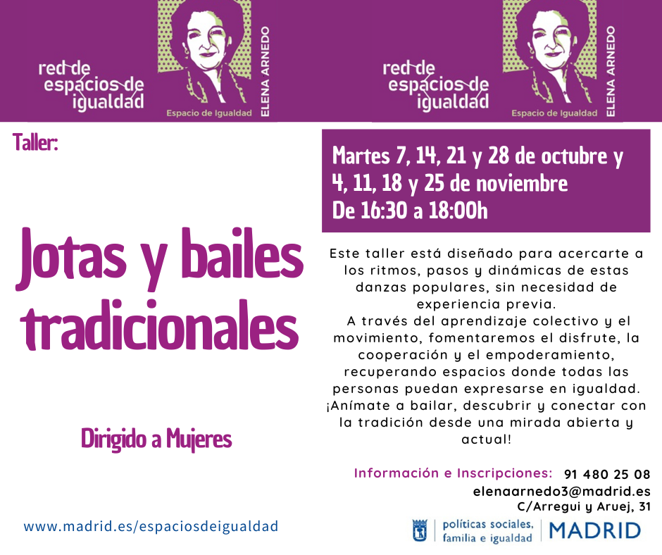 Cartel con el texto contenido en web