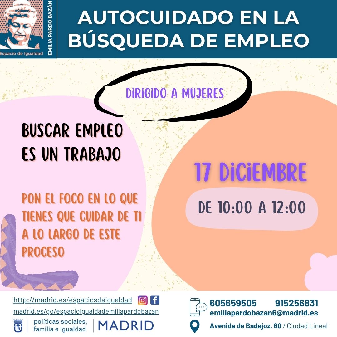 Cartel con el texto contenido en web