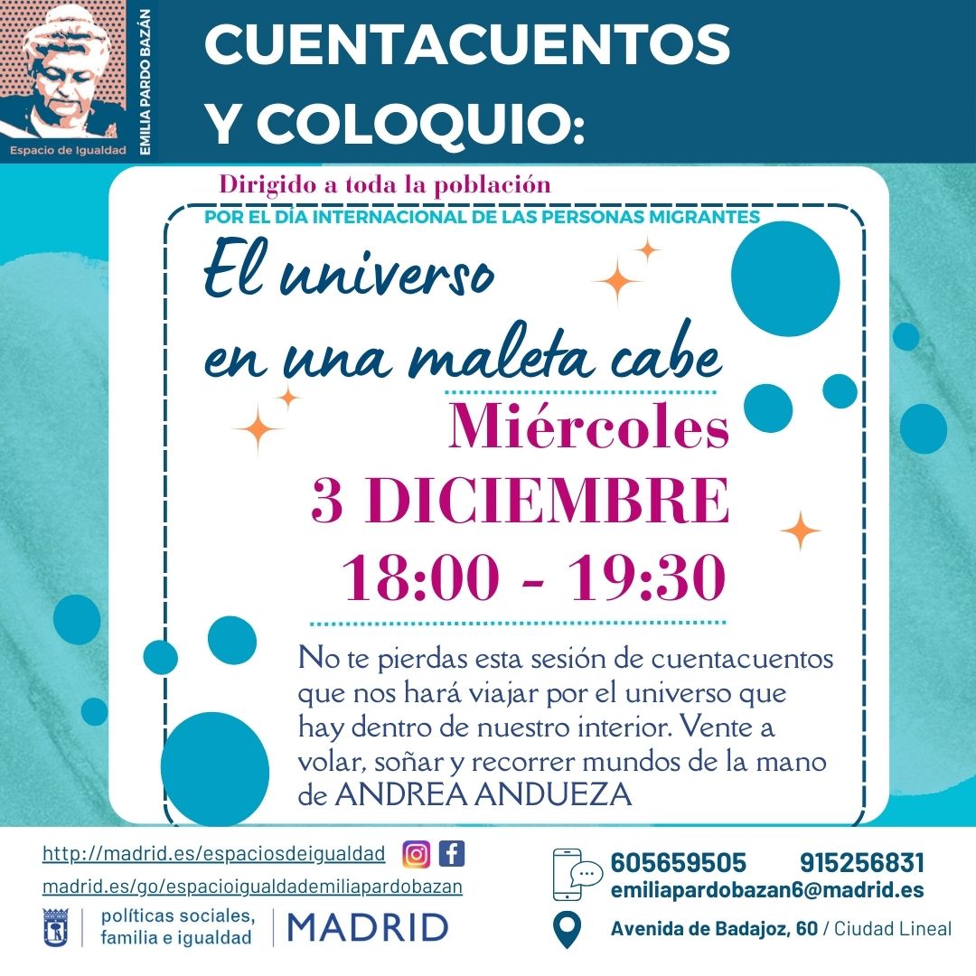 Cartel con el texto contenido en web