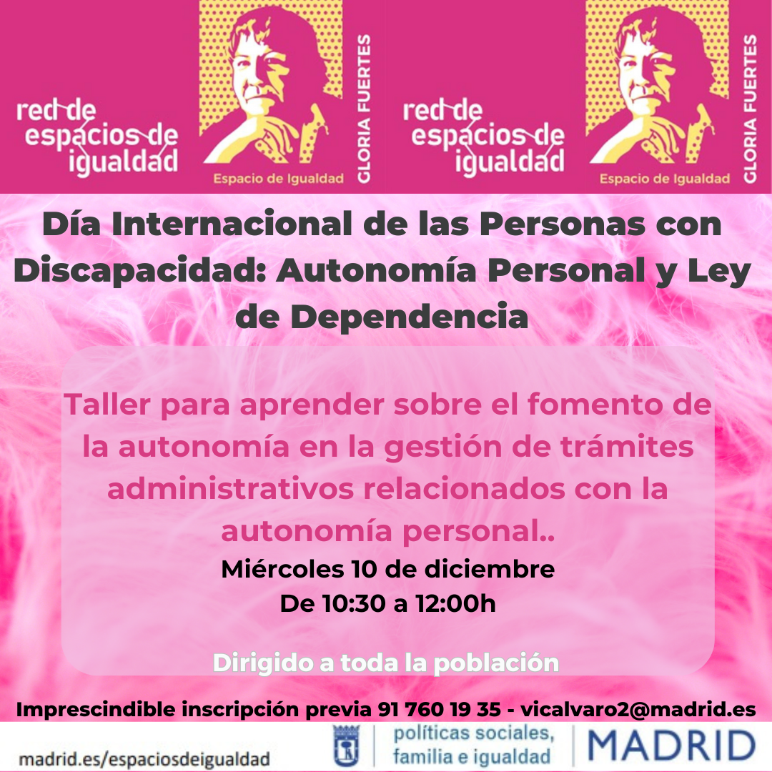 Cartel con el texto contenido en web