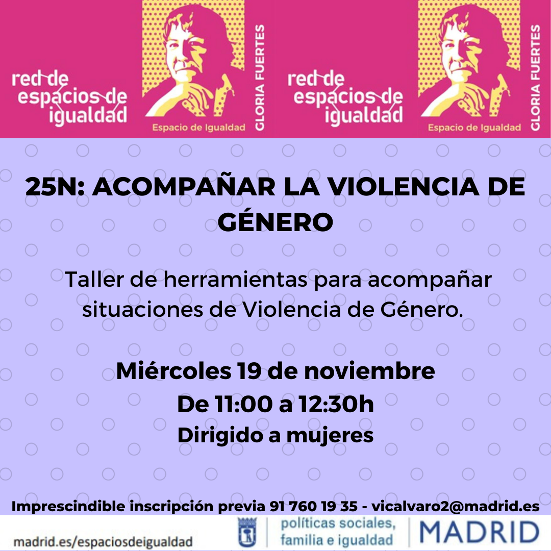 Cartel con el texto contenido en web