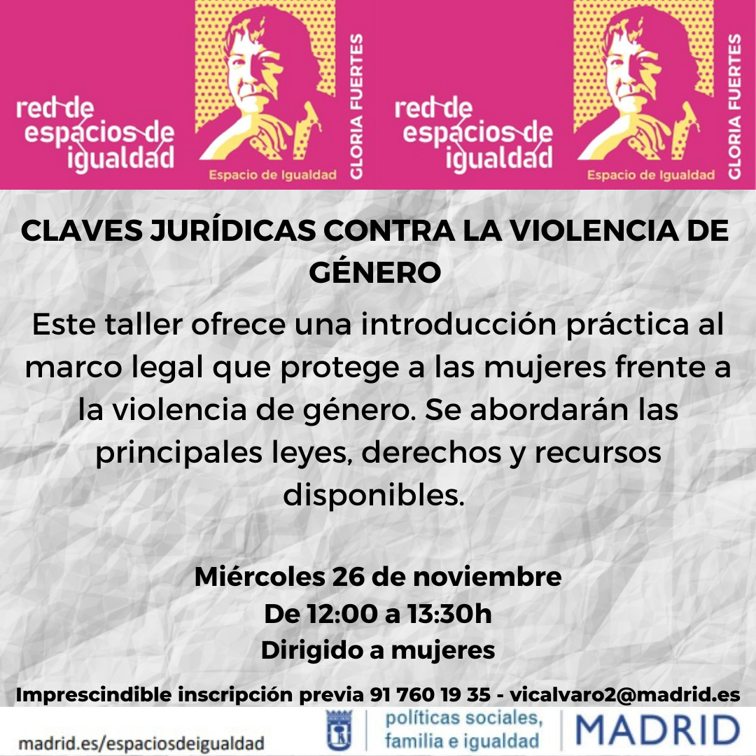 Cartel con el texto contenido en web