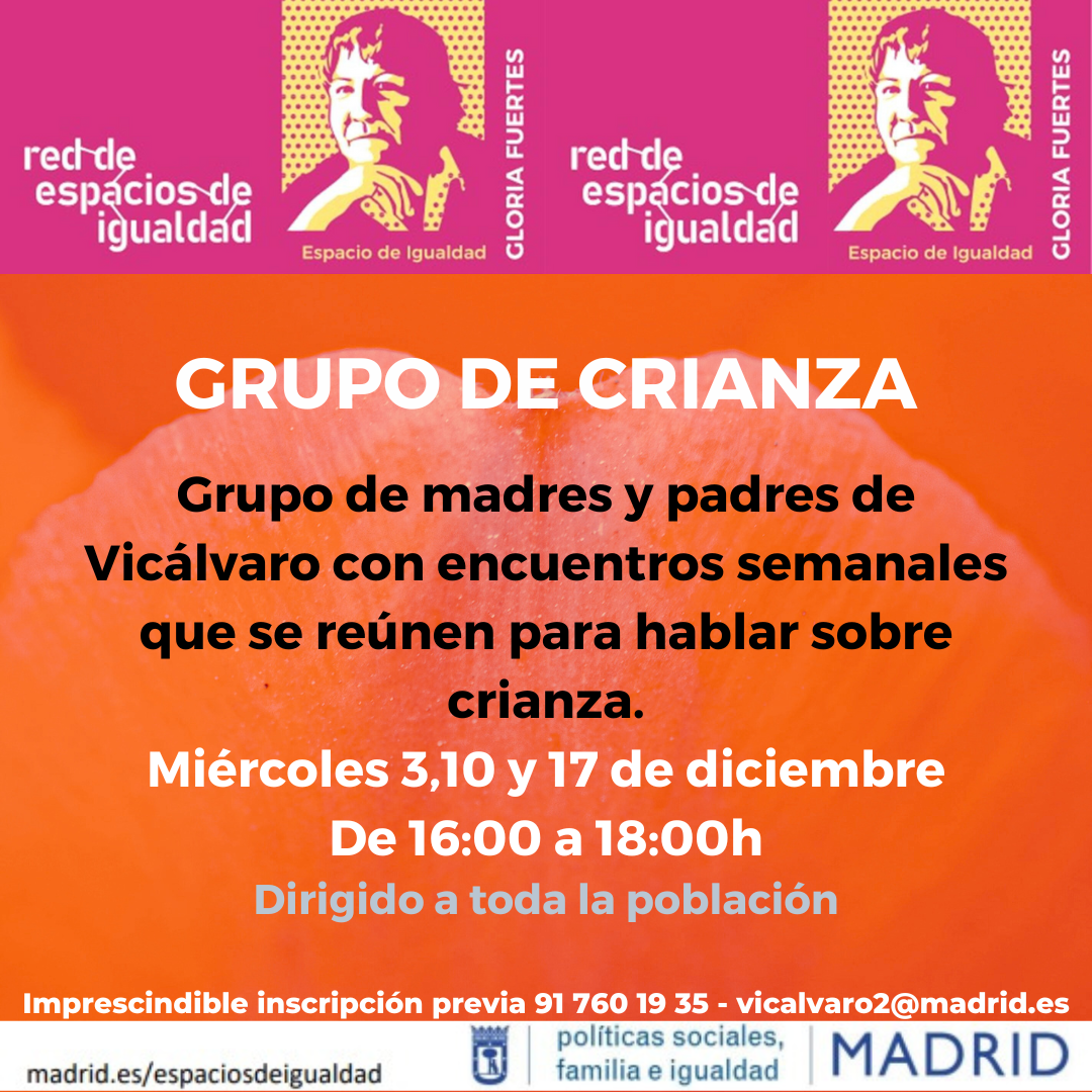 Cartel con el texto contenido en web