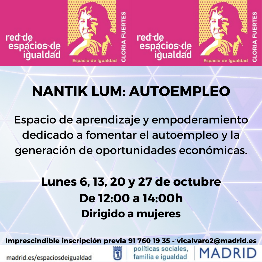 Cartel con el texto contenido en web