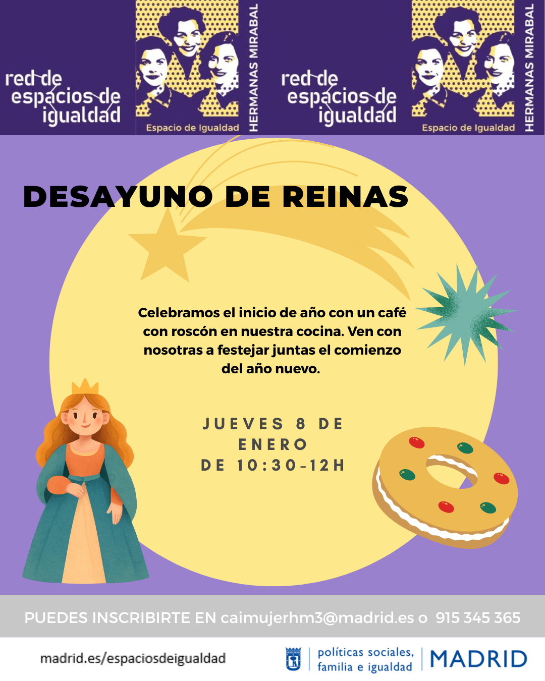 Cartel con el texto contenido en web