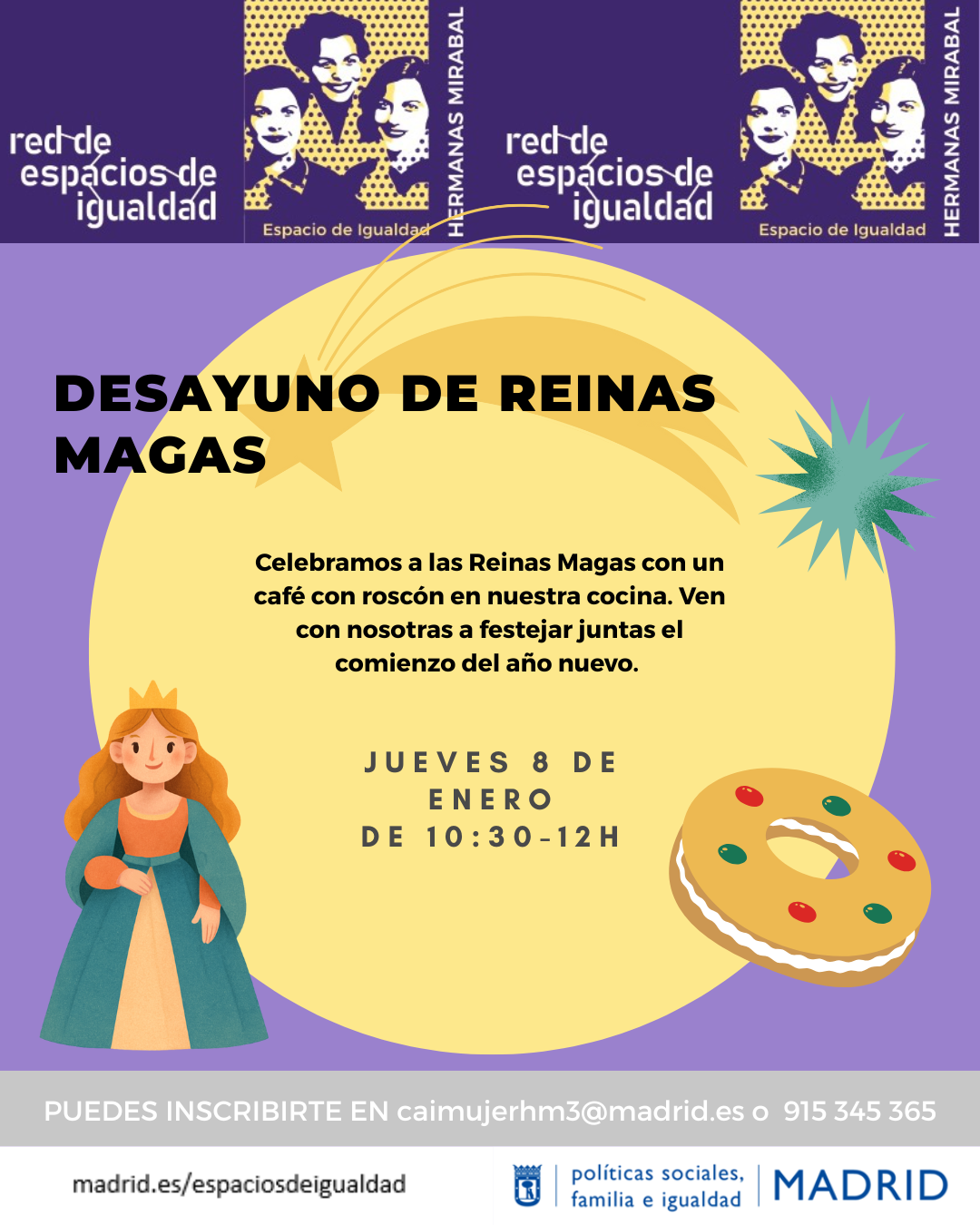 Cartel con el texto contenido en web