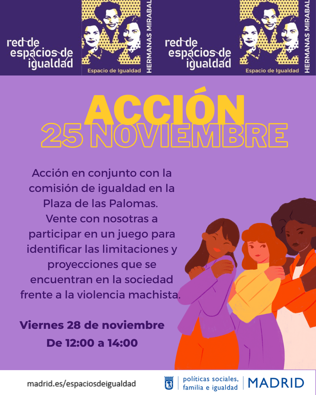 cartel con texto informativo similar a lo publicado en web