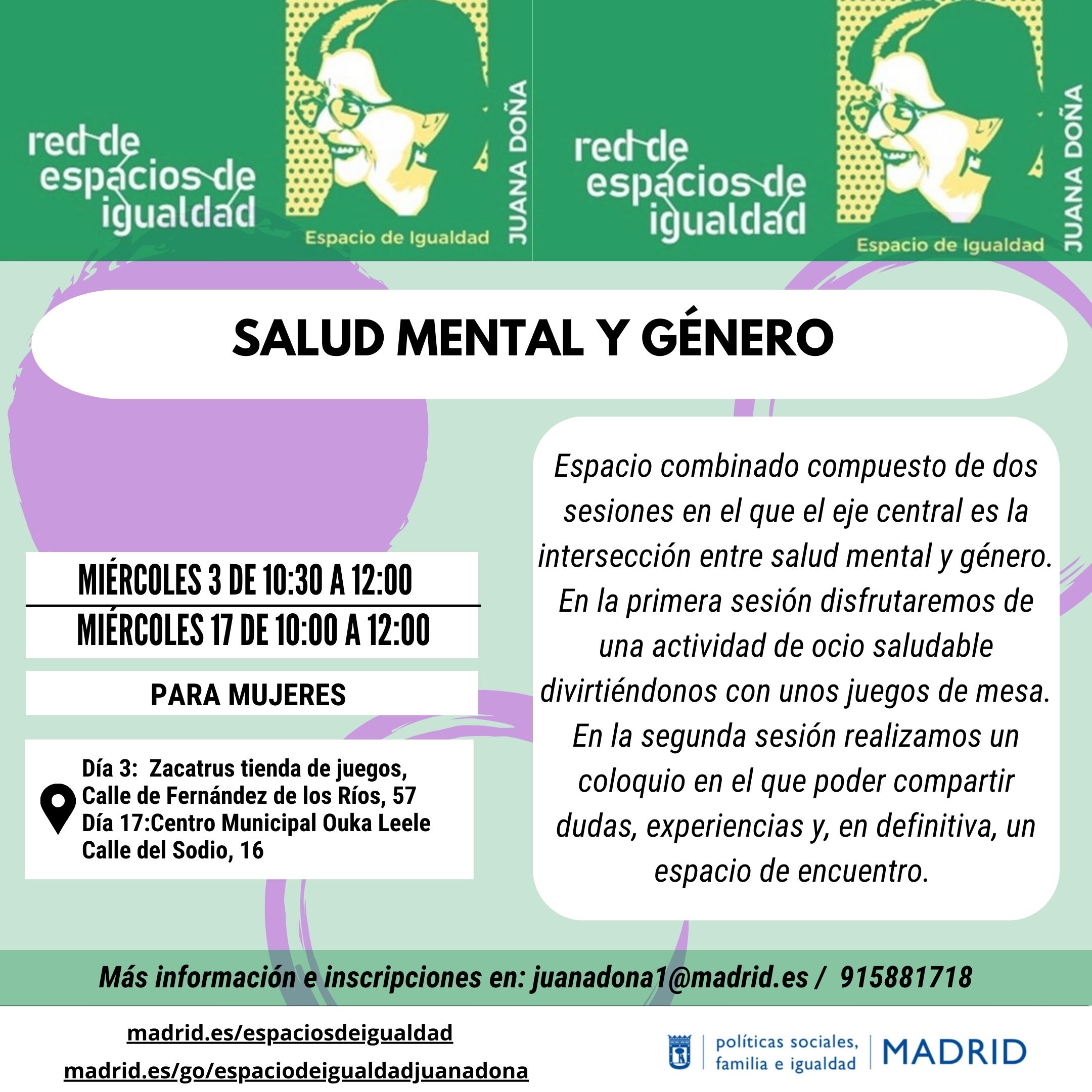 Salud mental y género