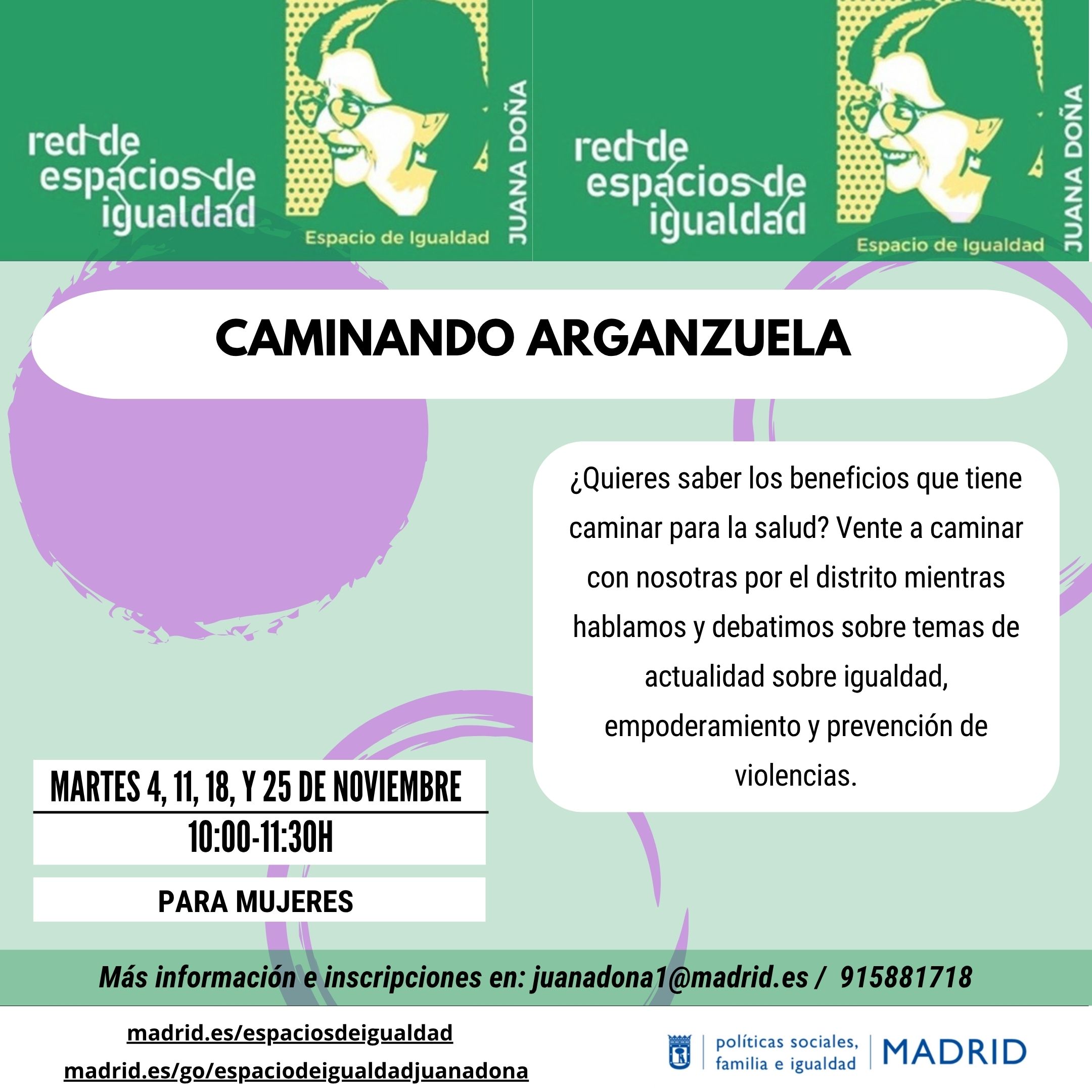 cartel con texto informativo similar a lo publicado en web