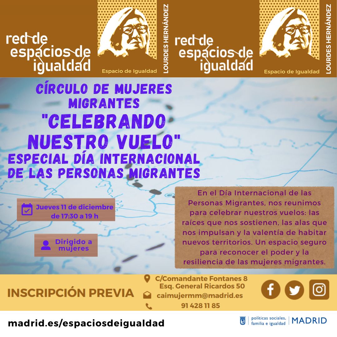 Cartel con el texto contenido en web