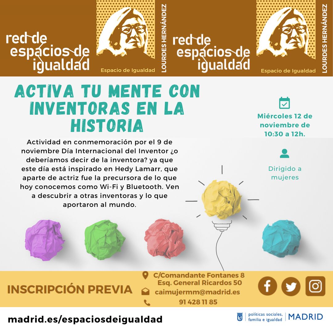 Cartel con el texto contenido en web