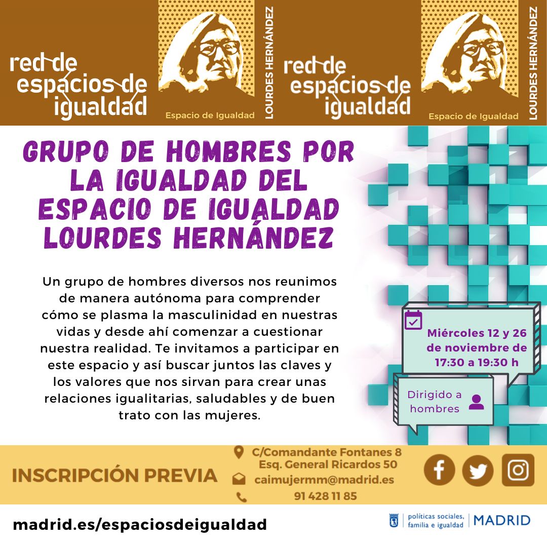 Cartel con texto con la misma información que en web