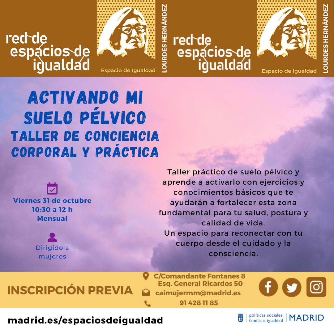 Cartel con el texto contenido en web