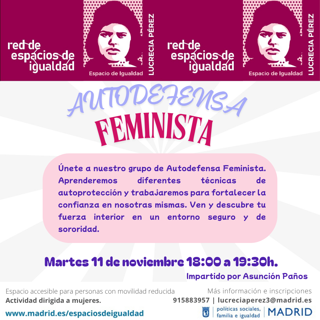 Cartel con el texto contenido en web