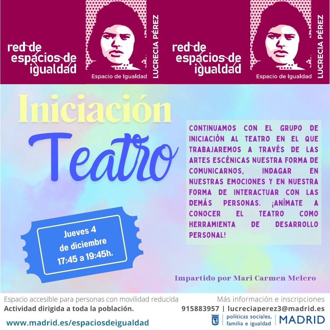 Cartel con el texto contenido en web