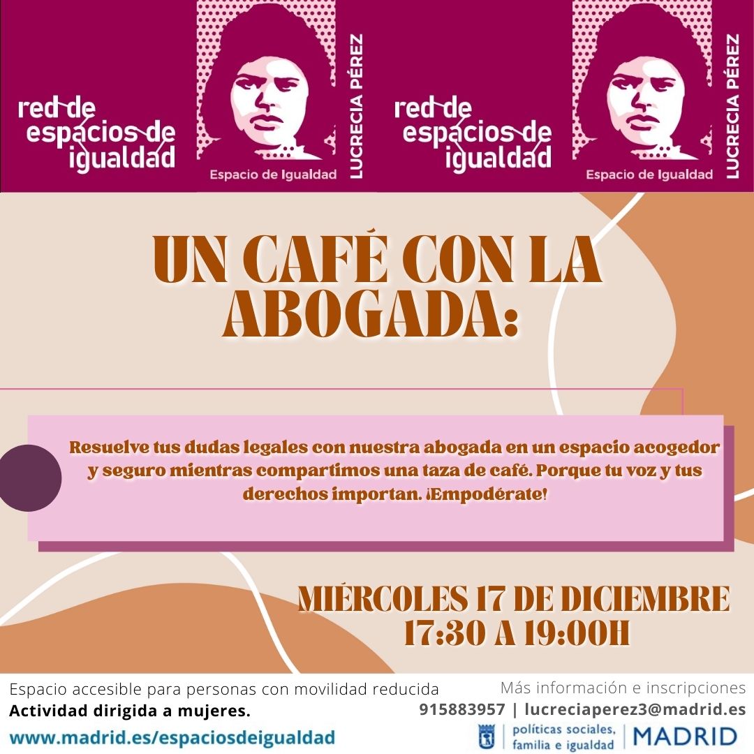 Cartel con el texto contenido en web