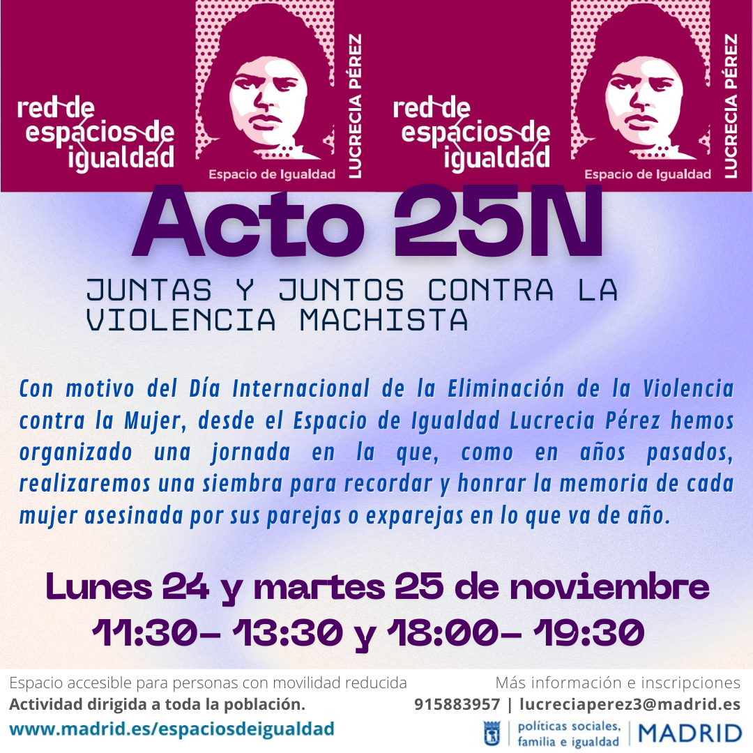 Cartel con el texto contenido en web