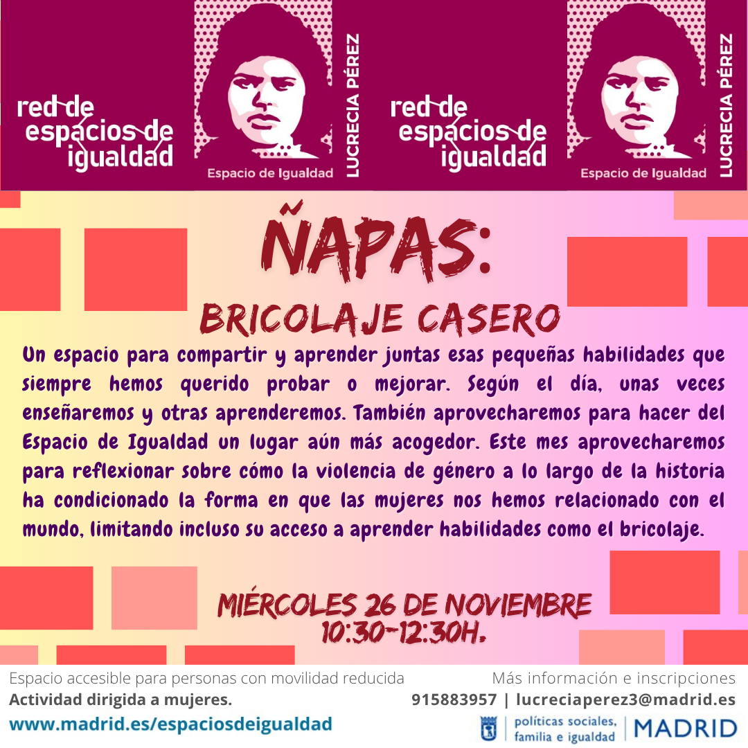 Cartel con el texto contenido en web