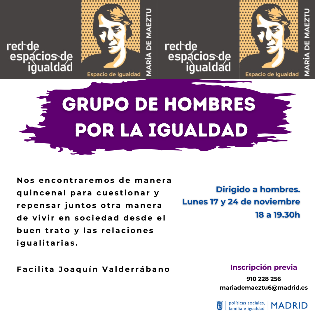 Cartel con texto con la misma información que en web