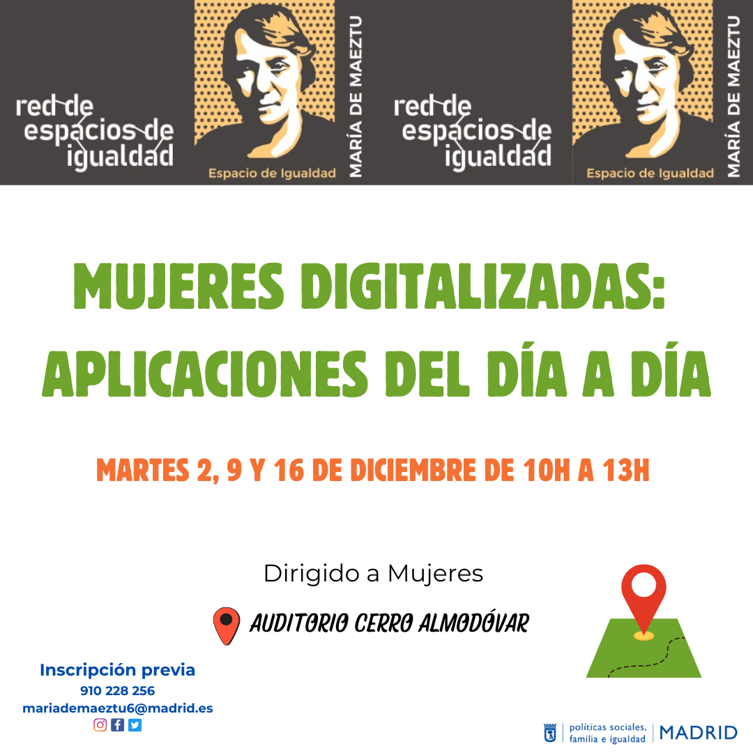 Cartel con el texto contenido en web