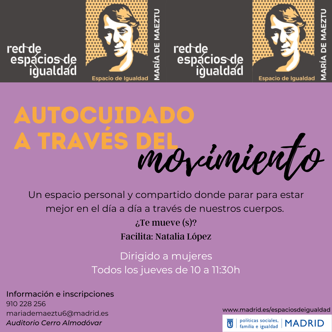 Cartel con el texto contenido en web