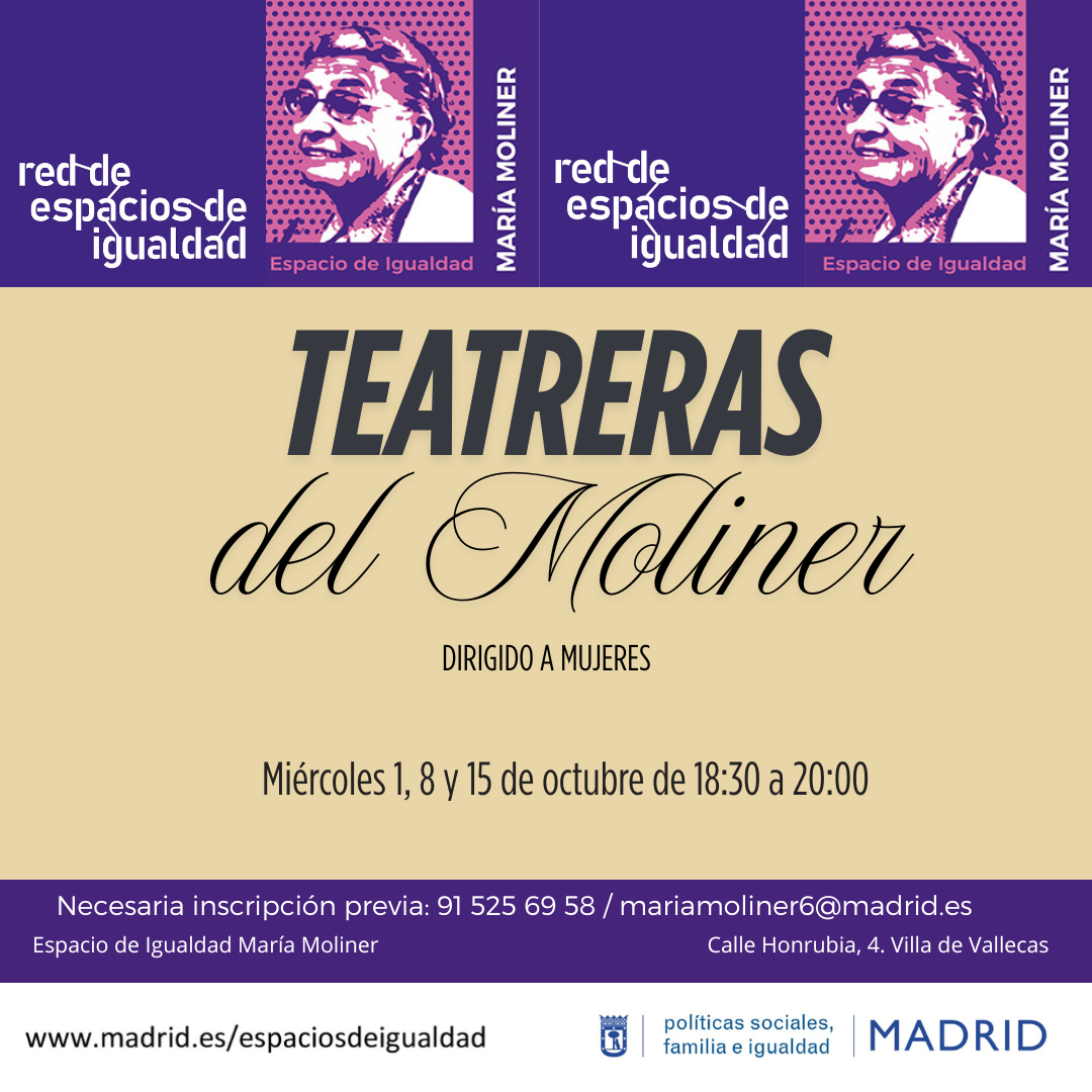 Cartel con texto con la misma información que en web