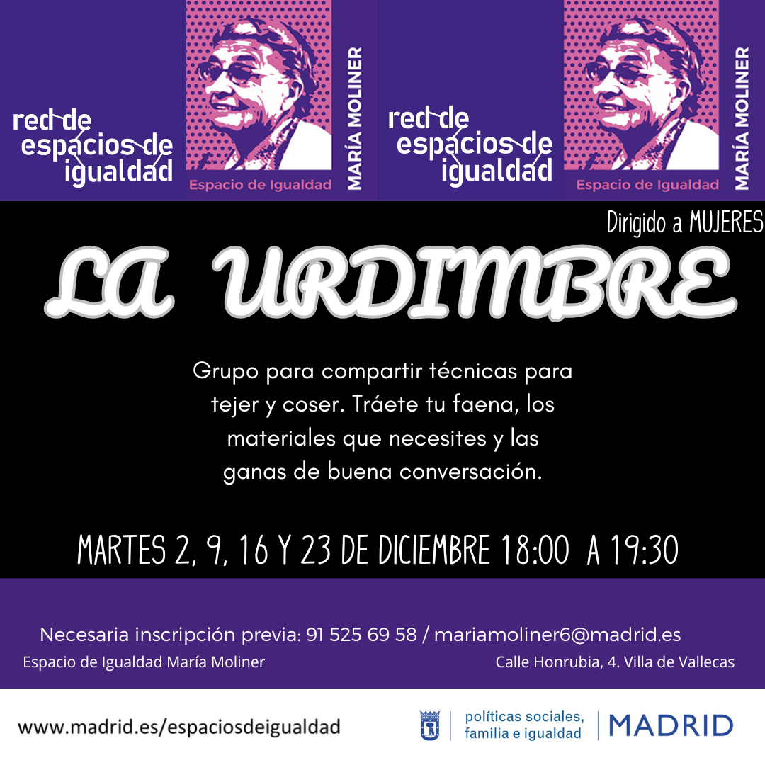 Cartel con el texto contenido en web