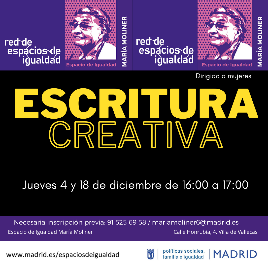 Cartel con texto con la misma información que en web